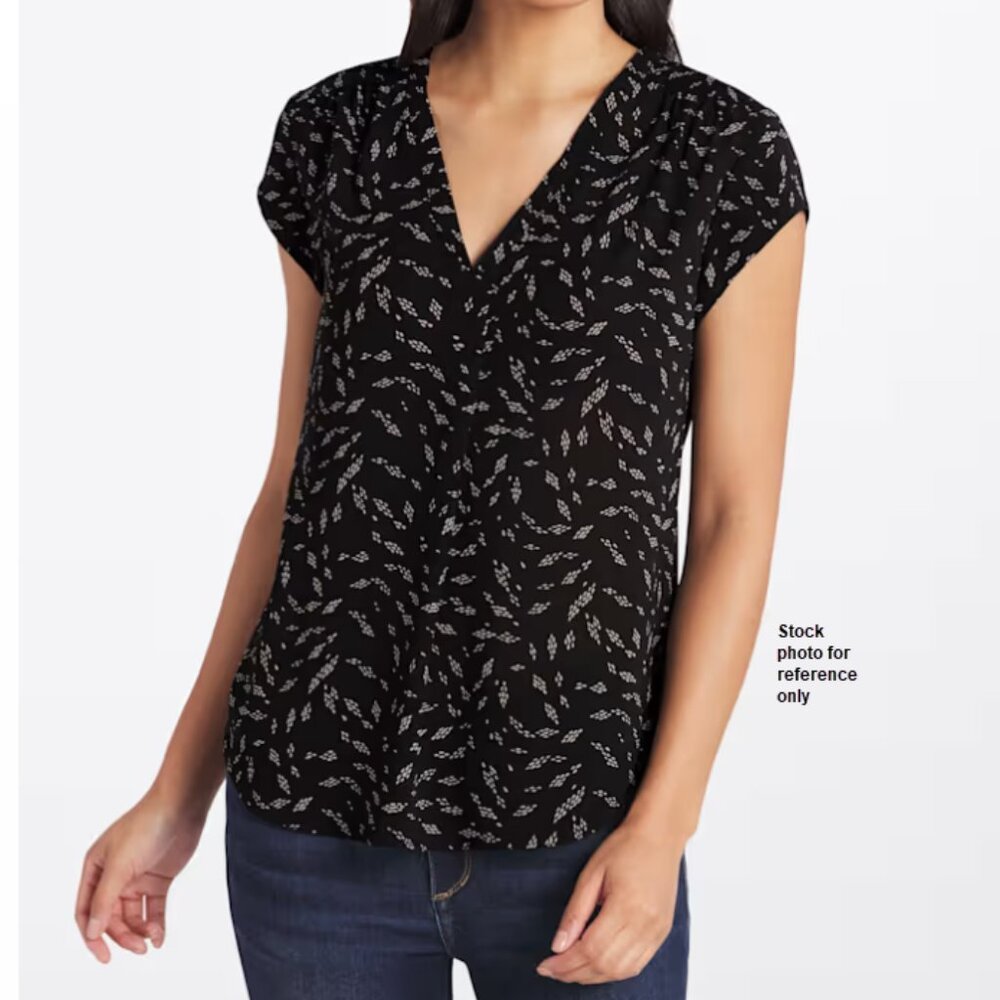 Monday Fun Lillian V Neck Blouse